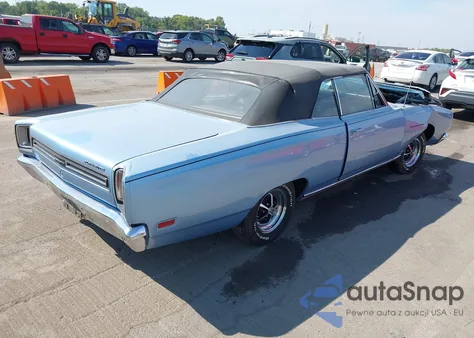 1969 Plymouth Satellite from USA, damaged, VIN RP27H9G174432